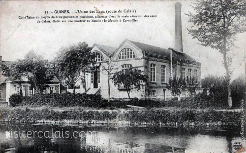 Elle alimentait le réservoir des eaux de Calais.