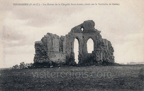 La chapelle de Guémy en ruines