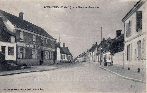 La rue des Chanoines à Tournehem