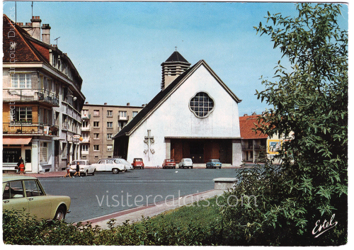 L'église du Courgain dont Georges Wiart fut l'architecte