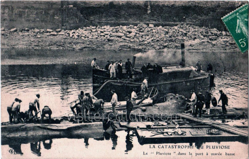 Le port de Calais à marée basse