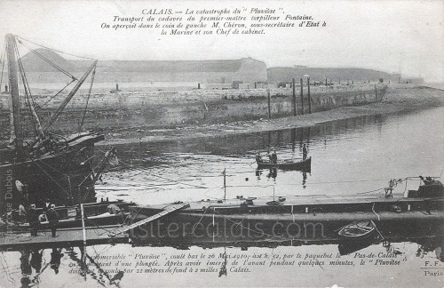 Monsieur Cheron, sous secrétaire d'état à la marine présent au port de Calais