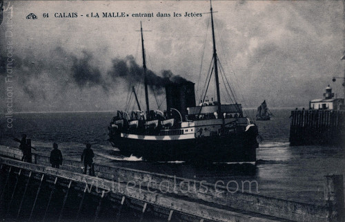 La Malle était un bateau transportant le courrier entre Calais et Douvres