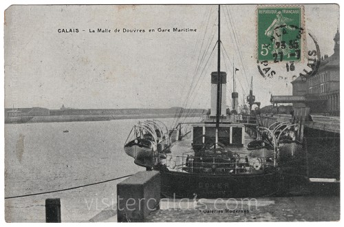 La Malle de Douvres en gare maritime de Calais