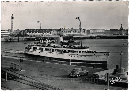 The Queen of the Channel amarré au port de Calais