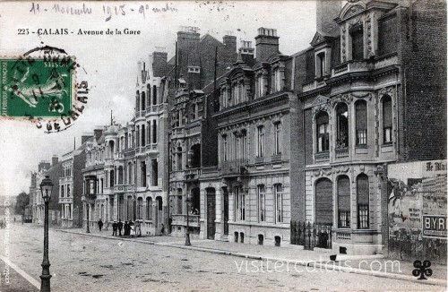 La rue de la Gare à Calais