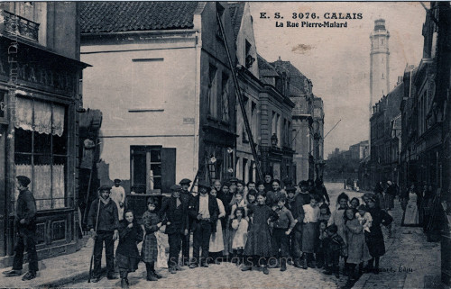 La rue Pierre Mulard au Courgain Maritime de Calais