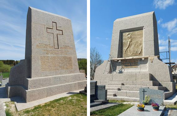 Le monument du Pluviôse à Bavilliers restauré en 2022.